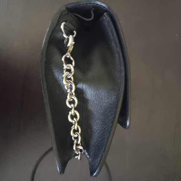 Coach Elegant 2in1 Black and Gold Crossbody Or Clutch Women's Bag (EUC) - Picture 9 of 13